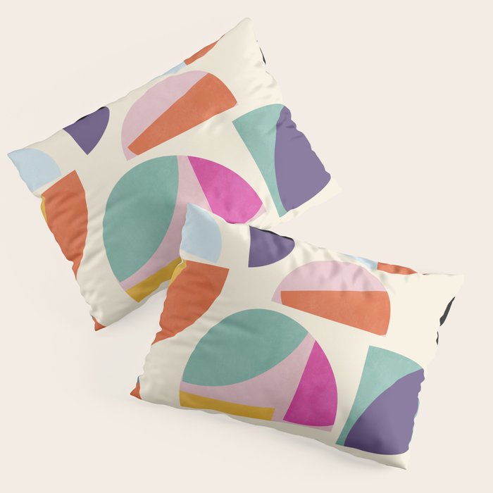 abstract modern mid century Pillow Sham Gallery Image 1