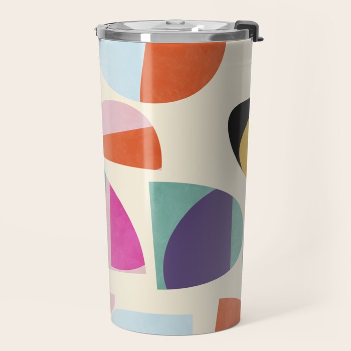 abstract modern mid century Travel Mug Gallery Image 2
