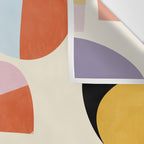 abstract modern mid century Wall Tapestry Gallery Image 3