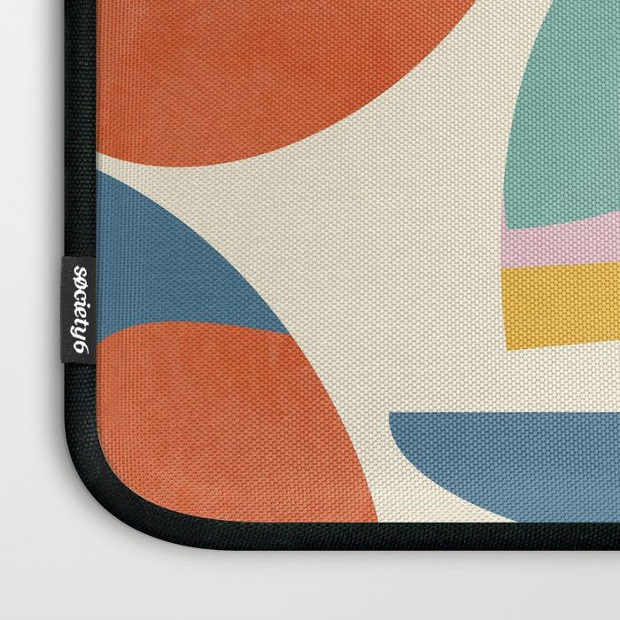 abstract modern mid century Laptop Sleeve Gallery Image 3