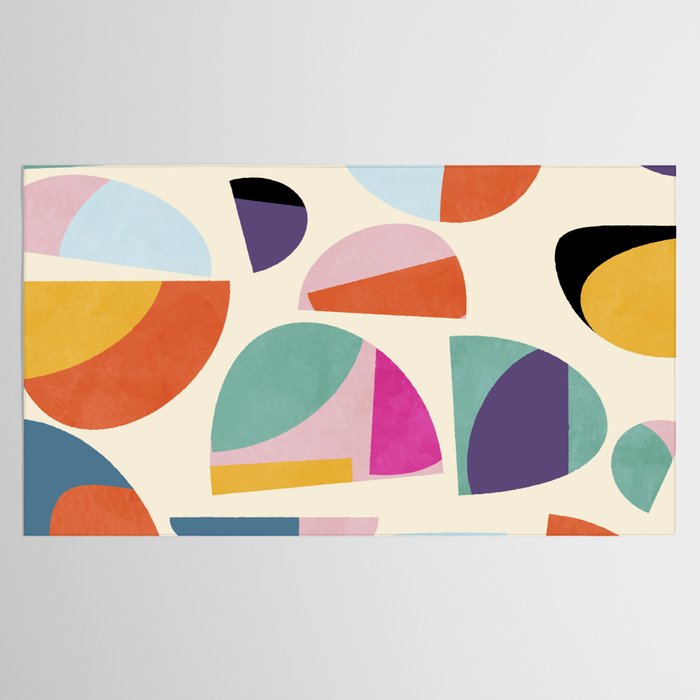 abstract modern mid century Tablecloth Gallery Image 2