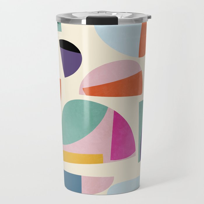 abstract modern mid century Travel Mug Gallery Image 1