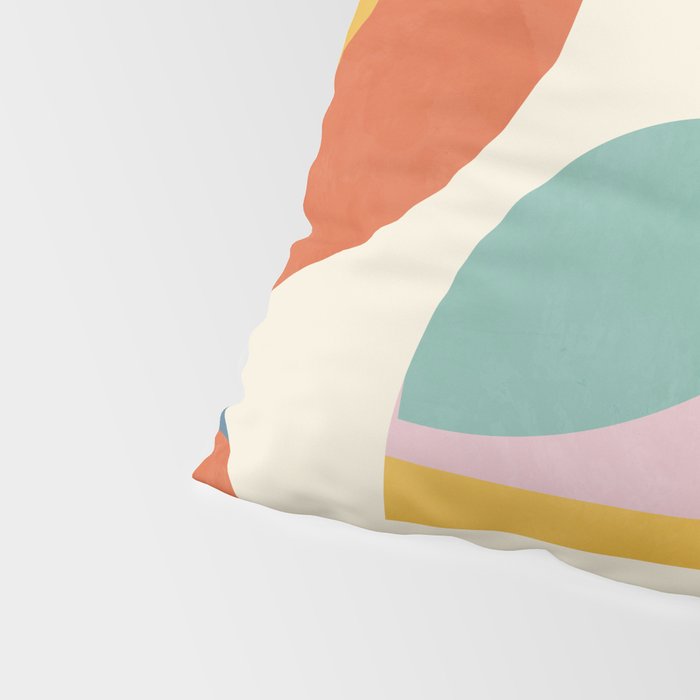 abstract modern mid century Pillow Sham Gallery Image 4