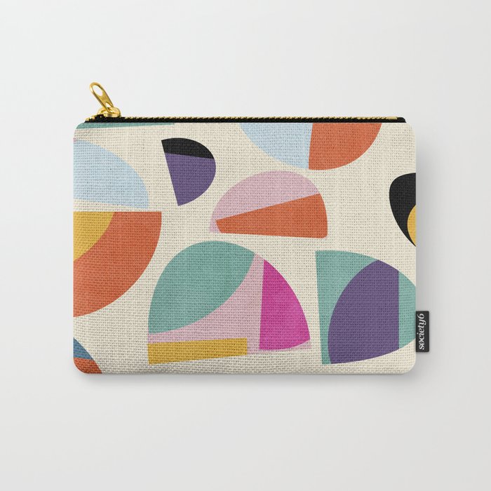 abstract modern mid century Carry All Pouch Gallery Image 1