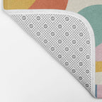 abstract modern mid century Bath Mat Gallery Image 2