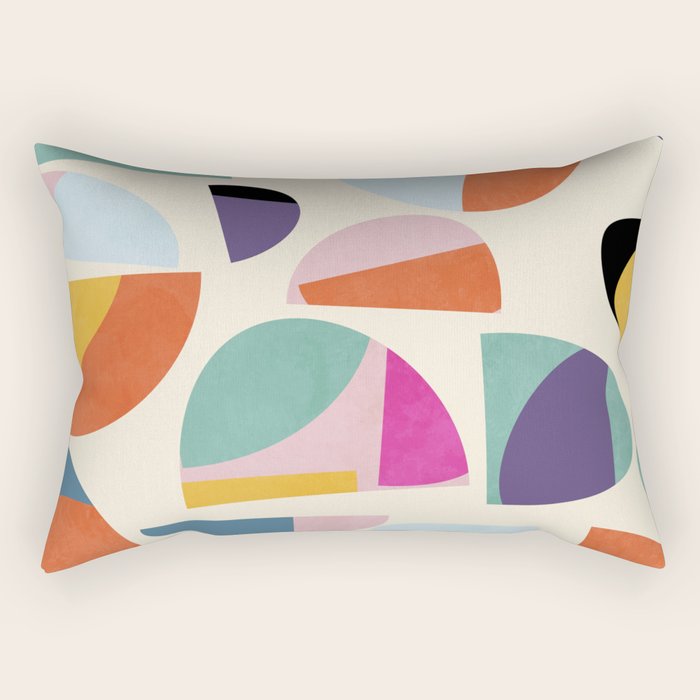 abstract modern mid century Rectangular Pillow Gallery Image 1