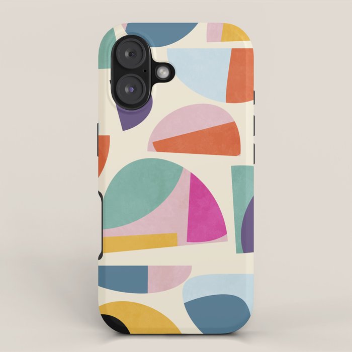 abstract modern mid century iPhone Case Gallery Image 1