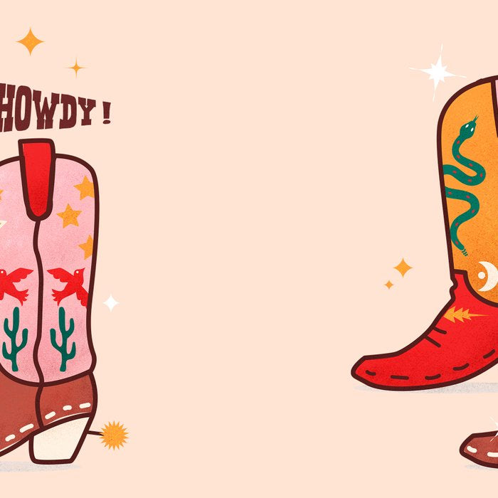 Howdy! Cowboy Boots Coffee Mug Gallery Image 2
