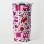 Valentine Print Travel Mug Gallery Image 1