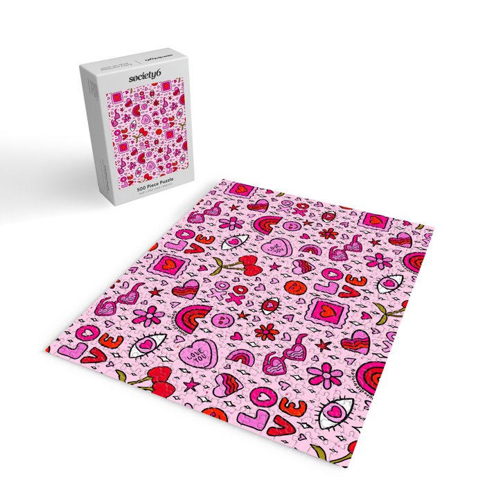 Valentine Print Jigsaw Puzzle Gallery Image 2