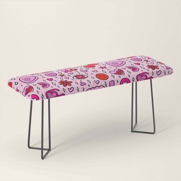 Valentine Print Bench Gallery Image 1