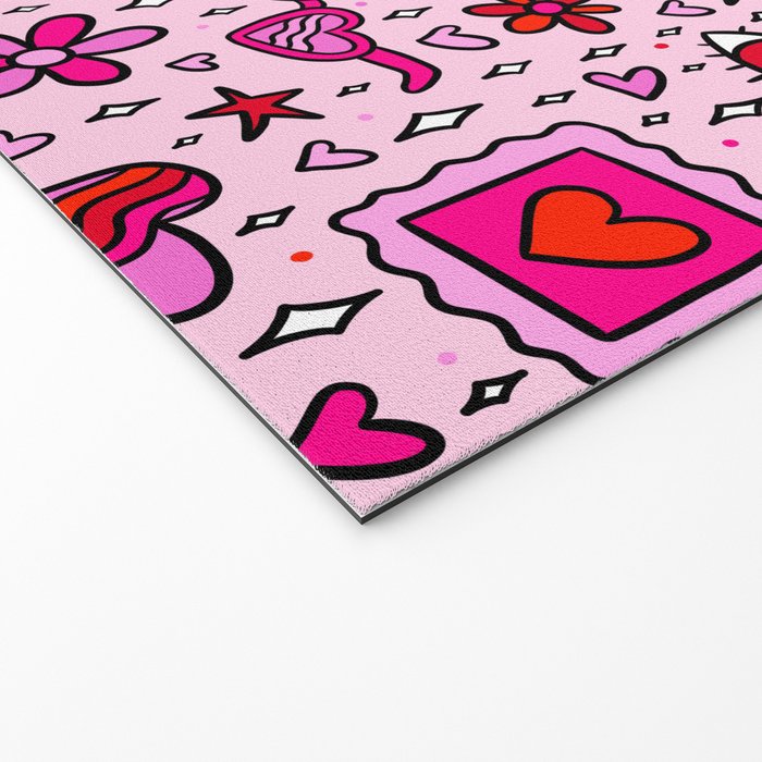 Valentine Print Welcome Mat Gallery Image 2