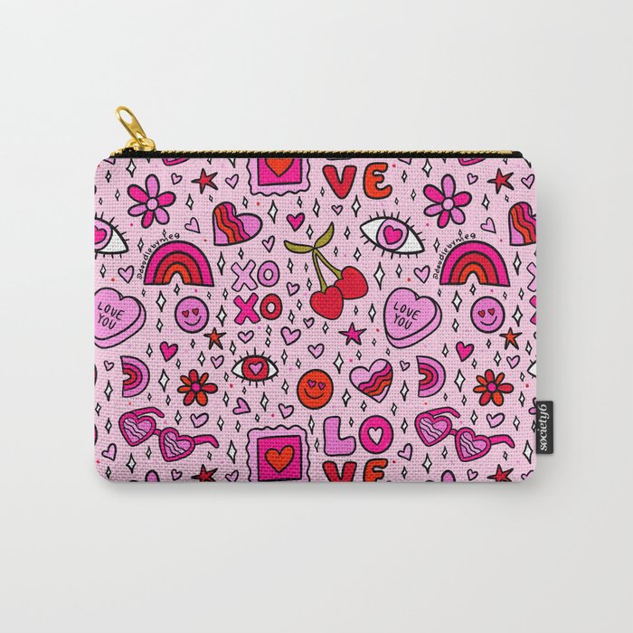 Valentine Print Carry All Pouch Gallery Image 1