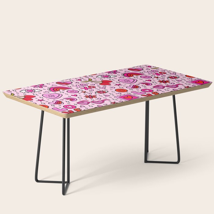 Valentine Print Coffee Table Gallery Image 1