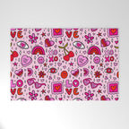 Valentine Print Welcome Mat Gallery Image 1