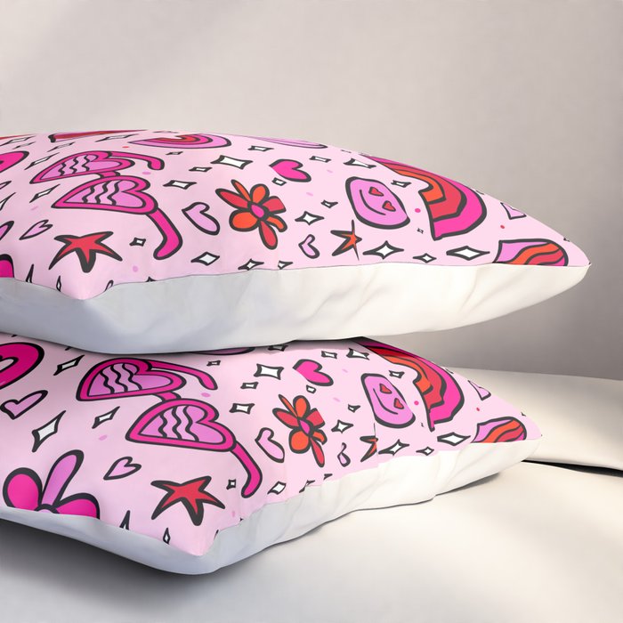 Valentine Print Pillow Sham Gallery Image 3