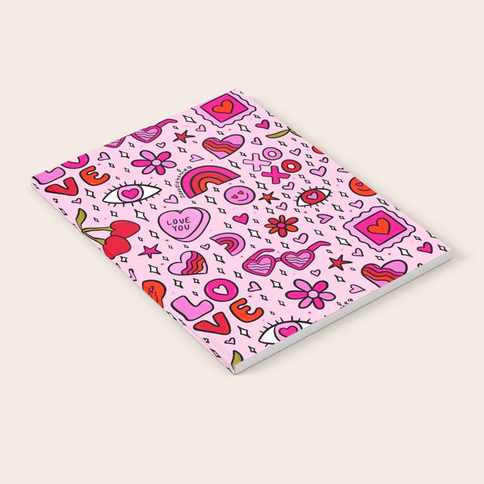 Valentine Print Notebook Gallery Image 2