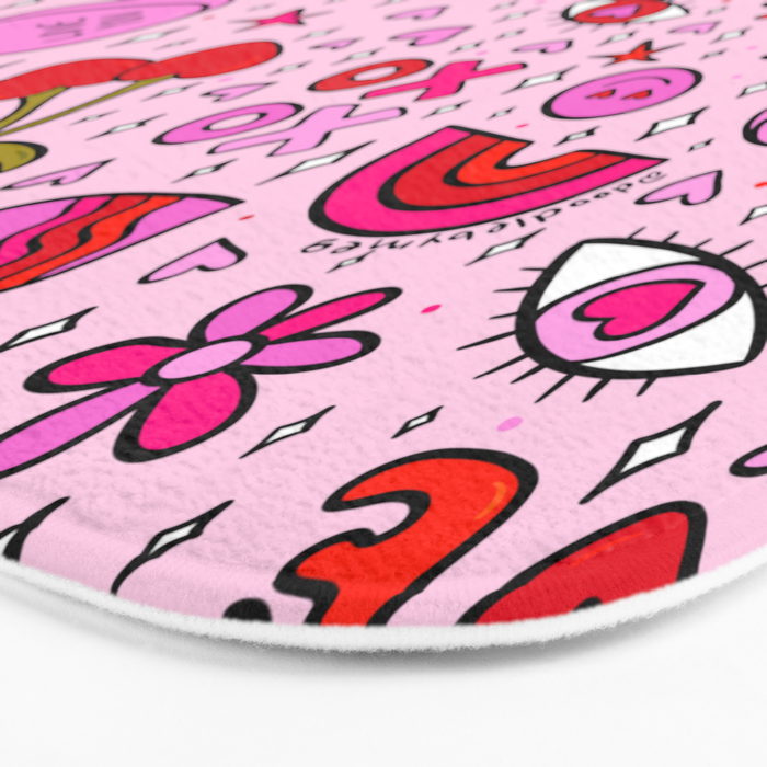 Valentine Print Bath Mat Gallery Image 3