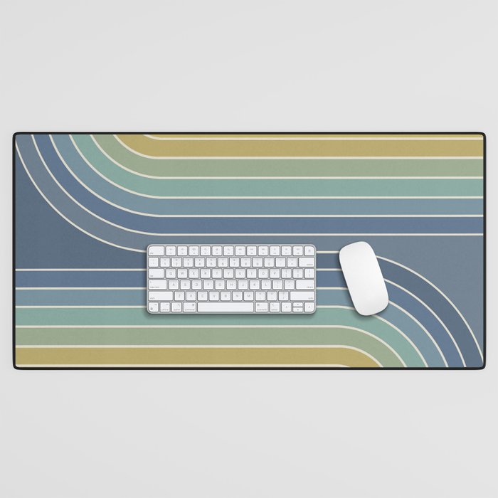 Gradient Curvature VIII Desk Mat Gallery Image 1