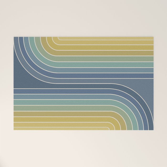 Gradient Curvature VIII Welcome Mat Gallery Image 1