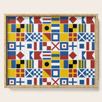 Nautical Flags Serving Tray Gallery Image 1