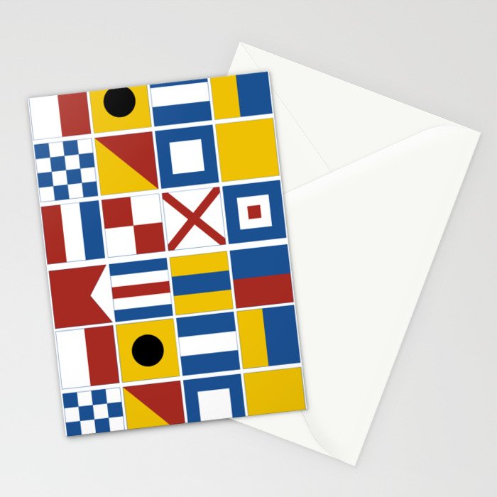 Nautical Flags Stationery Card Gallery Image 2