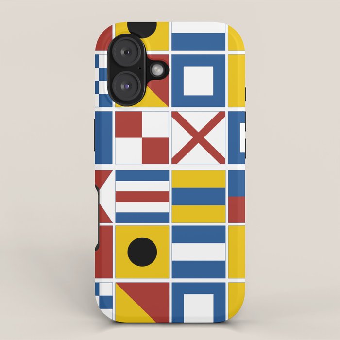 Nautical Flags iPhone Case Gallery Image 1