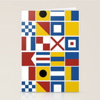 Nautical Flags Stationery Card Gallery Image 2