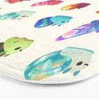 Jewel Snail - pastel Bath Mat Gallery Image 3