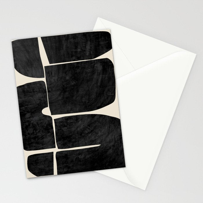 Modern Abstract Minimal Shapes 214 Stationery Card Gallery Image 2