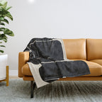 Modern Abstract Minimal Shapes 214 Throw Blanket Gallery Image 1