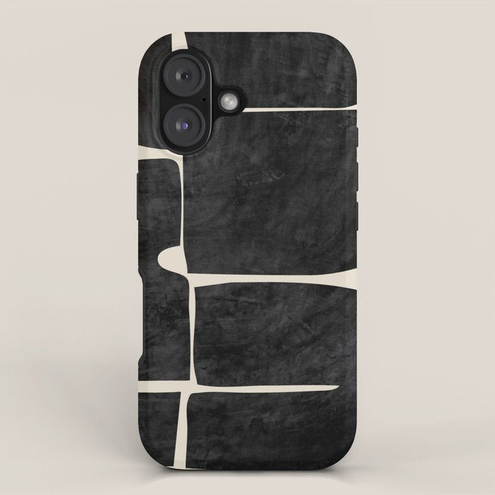 Modern Abstract Minimal Shapes 214 iPhone Case Gallery Image 1