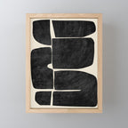Modern Abstract Minimal Shapes 214 Mini Art Print Gallery Image 1