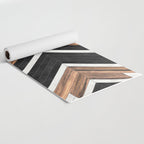 Urban Tribal Pattern No.1 - Concrete and Wood Yoga Mat Gallery Image 2
