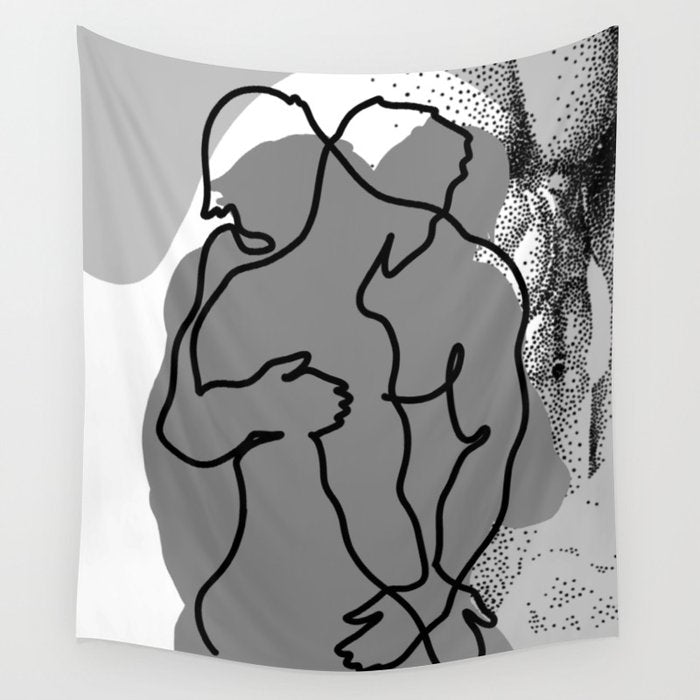 NOODDOOD Lines 13 Wall Tapestry Gallery Image 4