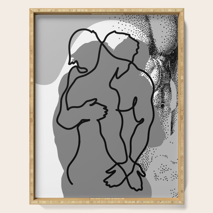 NOODDOOD Lines 13 Serving Tray Gallery Image 1