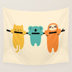 Hang In There Wall Tapestry Gallery Image 4