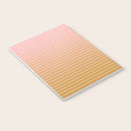Ombre Arch XIII Pastel Sunset Gradient Modern Geometric Lines Notebook Gallery Image 3
