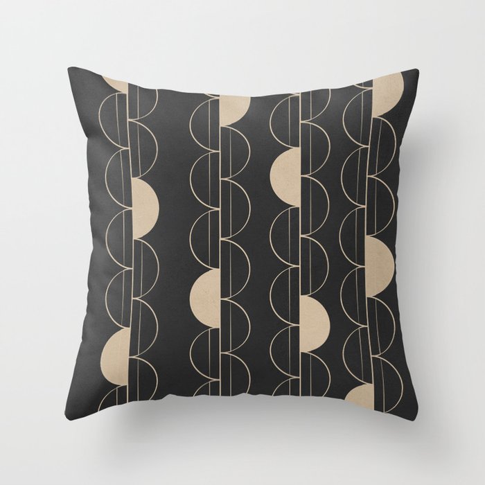 Lines in Motion 6 Throw Pillow Gallery Image 1