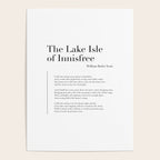 The Lake Isle of Innisfree by William Butler Yeats Poster Gallery Image 4