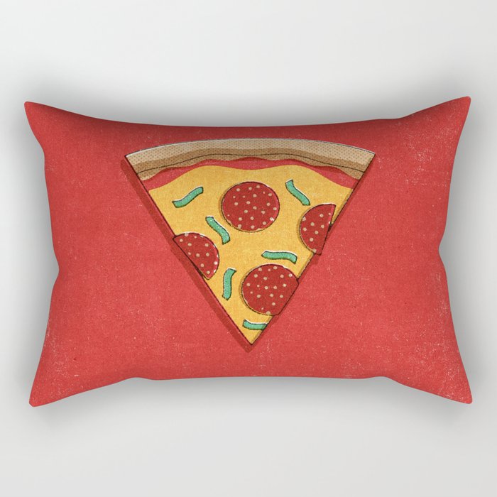 FAST FOOD / Pizza Rectangular Pillow Gallery Image 1