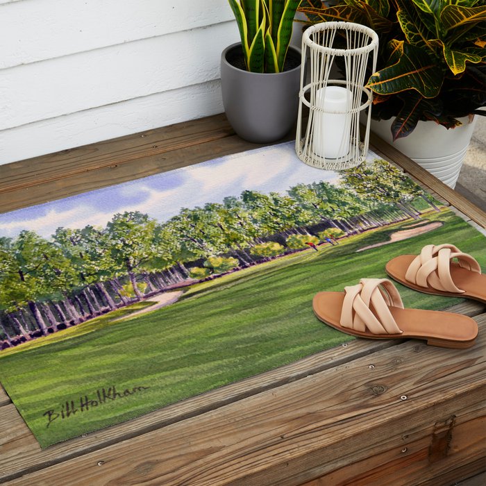 Pinehurst Golf Course No2 Hole 17 Outdoor Rug Gallery Image 2