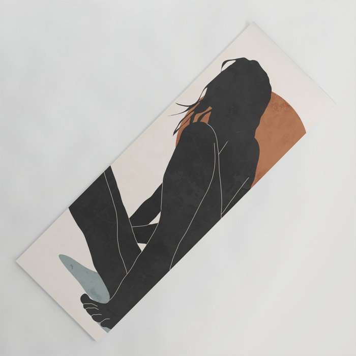 Abstract Art / Female Figure Yoga Mat Gallery Image 1
