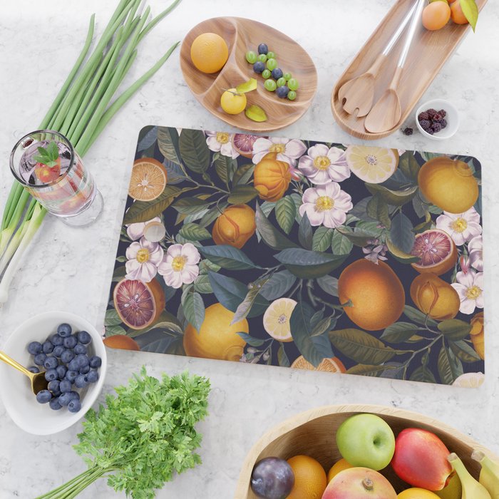 Juicy Lemons - Night Cutting Board Gallery Image 2