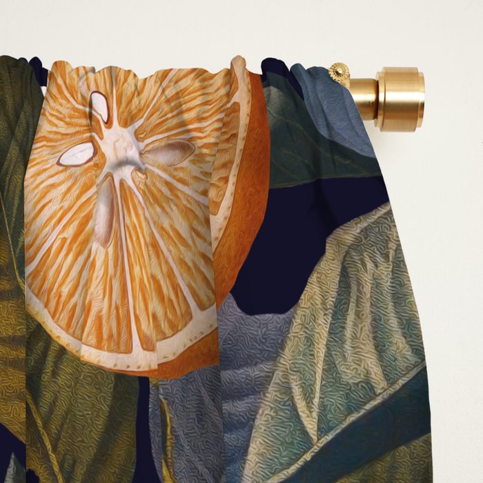 Juicy Lemons - Night Window Curtain Gallery Image 2