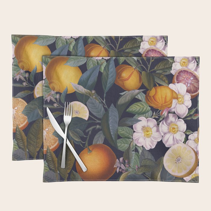 Juicy Lemons - Night Placemat Gallery Image 1
