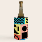 Neo Memphis Pattern 1 - Abstract Geometric / 80s-90s Retro Wine Chiller Gallery Image 2
