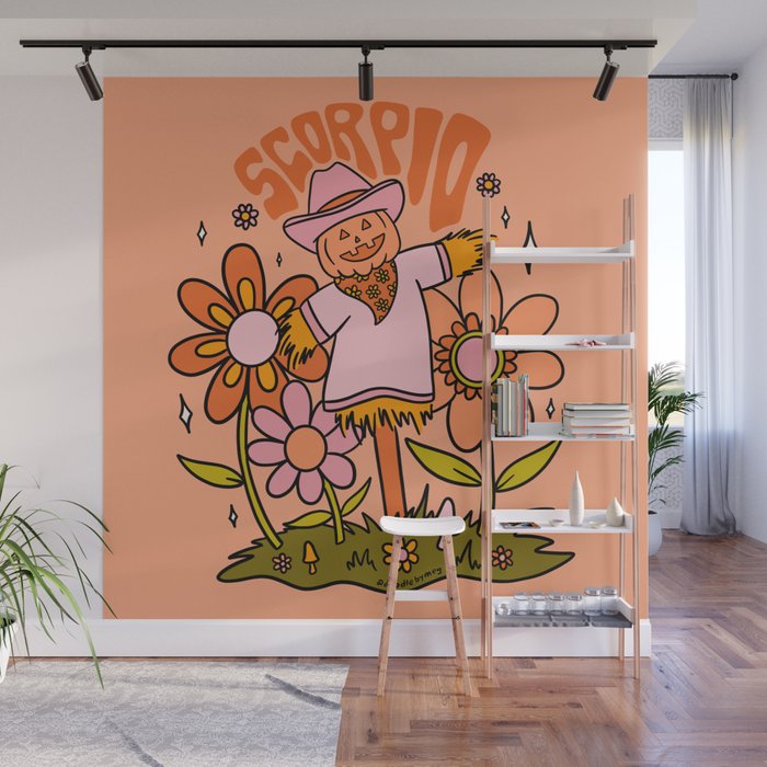 Scorpio Scarecrow Wall Mural Gallery Image 1