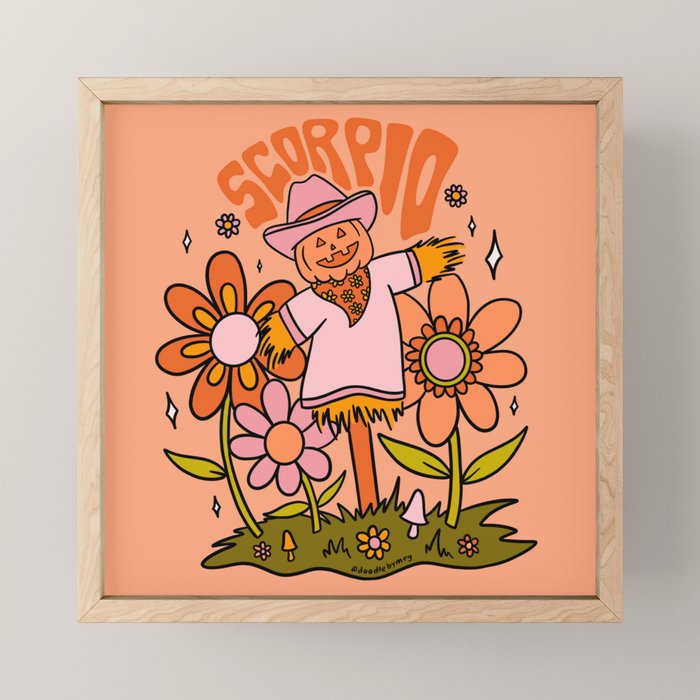 Scorpio Scarecrow Mini Art Print Gallery Image 1