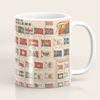 Vintage Flags of the World Chart (1863) Coffee Mug Gallery Image 1